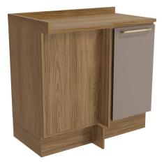 Imagem de Balcão De Canto Reto Com Tampo Botanic 1 Porta Kappesberg