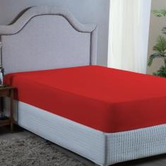 Imagem de Lençol Cama Box Casal 400 Fios Com Elástico Menino Menina Liso Cores V