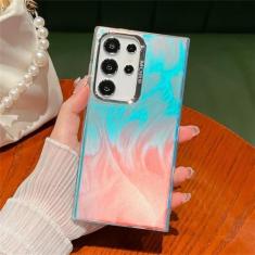 Imagem de Capa gradiente Aurora para Samsung Galaxy S24 Ultra Plus S22 S23 Ultra FE para Samsung A55 A35 A15 A25 A14 A54 A34, AK3, para Samsung S24Ultra