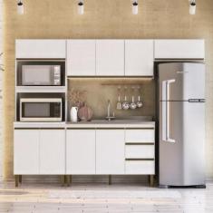 Imagem de Cozinha Modulada 4 Peças 2 Aéreos 1 Balcão E 1 Torre Quente Margarida