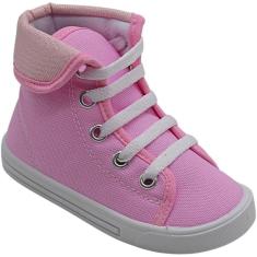 Imagem de Tênis Botinha Cano Alto Menino Menina Confortável Antiderrapante Coturno Estiloso Bebê Infantil-Unissex