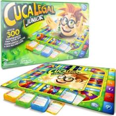 Imagem de Jogo Cuca Legal Júnior 300 Perguntas Educativo Tabuleiro - Pais E Filh