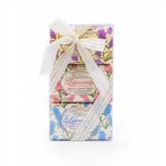 Imagem de Nesti Dante Kit Lavanda 3 Sabonetes de 150g Gift Lavanda