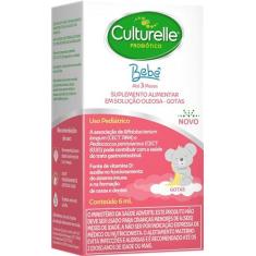 Imagem de Culturelle Probiótico Gotas, Com 2 Cepas Probióticas, Sem Glúten, Sem Lactose, Para Bebês de até 3 meses, Sem Sabor, 6 ml