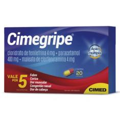 Imagem de Cimegripe - CIMED (20 cápsulas)