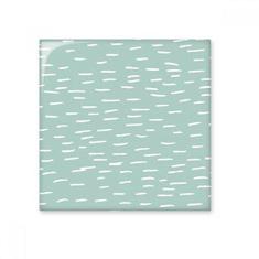 Imagem de Adesivo brilhante de ejo de cerâmica com manchas s de plantas abstratas