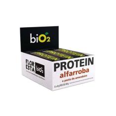 Imagem de Barra De Proteína Vegana Alfarroba E Pasta De Amendoim Bio2 Cx 12 Un