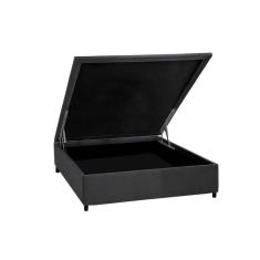 Imagem de Cama Box Bau Casal Universal Courano Gray 138X188x35 Costa Rica