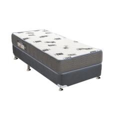 Imagem de Cama Box Solteiro: Colchão Espuma D33 Ortobom Light + Base CRC Suede Gray(88x188)