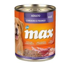 Imagem de Ração Úmida Patê Max Cães Adultos Sabor Cordeiro E Frango - 280G