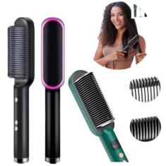 Imagem de Escova Pente Secadora Profissional Seca E Modela Cabelo 110V/220V
