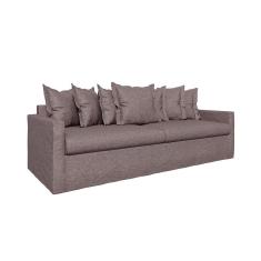 Imagem de Sofá 3 Lugares Enseada Linho Prata 240 cm