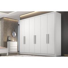 Imagem de Guarda Roupa Casal 6 Portas E 6 Gavetas Rizon/linea Branco -  Horizonte