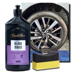 Imagem de Kit Black Magic 500ml Pretinho Cadillac + Aplicador Pretinho