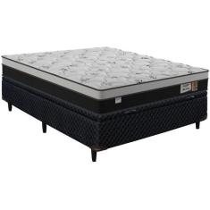 Imagem de Cama Box Casal Com Baú (Box + Colchão) Plumatex - De Mola Ensacada 64C