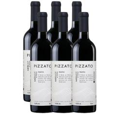 Imagem de Vinho Tinto Pizzato Merlot De Merlots Reserva 750ml 6 Und