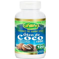 Imagem de Kit 2 Óleo de Coco Extra Virgem 120 cápsulas Unilife