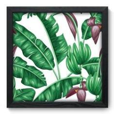 Imagem de Quadro Decorativo - Folhas - 33cm x 33cm - 092qndbp