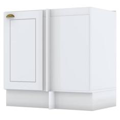 Imagem de Balcão De Cozinha Canto Reto Nova York 1 Porta 1 Prateleira Branco Hp - Henn