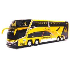 Imagem de Brinquedo Miniatura Ônibus Itapemirim Linhas Aéreas 30cm - Marcopolo G