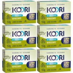 Imagem de 6 Sabonete Vegetal Koori Antibac Refrescante 150G Davene