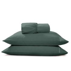 Imagem de Jogo De Lençol King Micropercal 400 Fios Toque Acetinado 3 Peças - Out