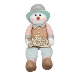 Imagem de Boneco De Neve Candy Colors - Altura 36cm - Quebra Nozes - Cromus