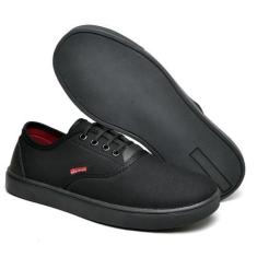 Imagem de Tênis Masculino Infantil Menino Cano Baixo Preto  Leve para o dia a di