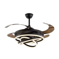 Imagem de Ventilador Teto Lustre Retrátil Led Luxuoso