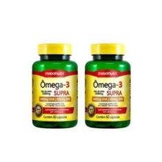 Imagem de Kit 02 Ômega 3 Supra Óleo De Peixe 1000Mg 60 Cáps Maxinutri