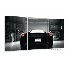 Imagem de Quadros Decorativos Ferrari  120x60 3 peças em Tecido