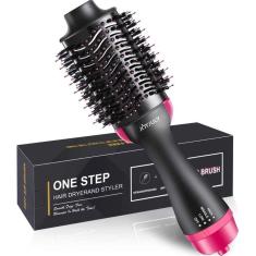 Imagem de Escova Secadora Cabelo Profissional Seca Alisa Modela 3Em1