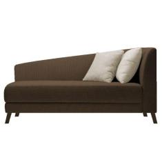Imagem de Recamier Heitor 140cm Com Almofada Lado Esquerdo Suede - Adj Decor