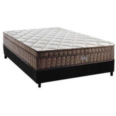 Imagem de Cama Box Casal: Colchão Ortopédico D Angelis Anjos D28 / AG65 Anjos St