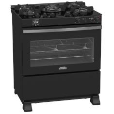 Imagem de Fogão de Piso Venax Gaudi Vetro Vitreo 5 Bocas Acendimento Automático Grill