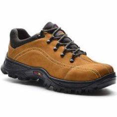 Imagem de Bota Coturno Adventure em Couro Masculino Snap Shoes Mostarda