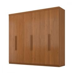 Imagem de Guarda Roupa de Casal Evidence Plus II 6 Portas Cinamomo Zanzini