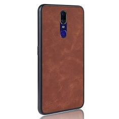 Imagem de Capa adequada para Oppo A9/A9X Capa de celular Rugged Shield 360° Proteja seu telefone capa de couro vintage para Oppo A9/A9X
