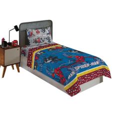 Imagem de Jogo de Cama Infantil Lepper Homem Aranha Solteiro 3 Peças Microfibra Azul