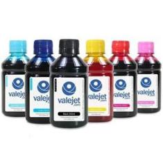 Imagem de Kit 6 Tintas para Epson Universal CMYK 250ml Corante Valejet