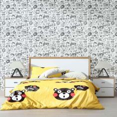 Imagem de Papel De Parede Adesivo Jovem Geek N012120 Rolo 0,58X3M