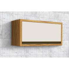 Imagem de Armário Aéreo Cozinha Modulado Tempranillo 1 Porta 80cm Amendoa-off White - Ronipa