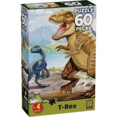 Imagem de QUEBRA-CABECA Cartonado T-REX 60 Pecas - GROW