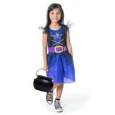 Imagem de Fantasia de Bruxinha com Caldeirão Infantil P M G GG - Toy Master, Fan