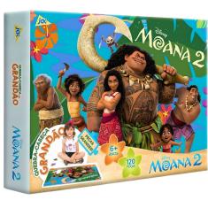 Imagem de Quebra Cabeça Puzzle Grandão Moana 2 120 Peças Toyster