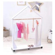 Imagem de Roupeiro Cabideiro Infantil Rebeca 100% Mdf (quarto Criança)