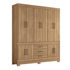 Imagem de Guarda Roupa Casal 10 Portas Com Pés Amêndola Touch