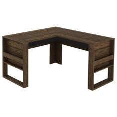 Imagem de Mesa Para Escritório 136x74,5x60 cm Nogal/Preto Tecnomobili