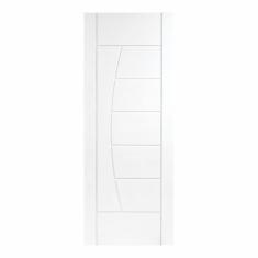 Imagem de Folha de Porta Maciça 210x90cm Eucalipto Pm78 Solar Cruzeiro Portas Fundo Primer Branco