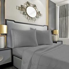 Imagem de Mocassi Jogo de lençol King - Hotel de luxo 1800 Premier Lençóis de cama e fronhas - Ultramacios, respiráveis e refrescantes - Bolso profundo - Resistente a amassados - Conjunto de 4 peças - King,